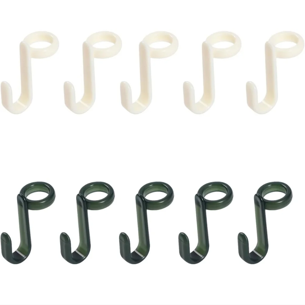 Clothes Hanger Connector Hooks 10 PCS, Space Saving Hanger Extender Hooks